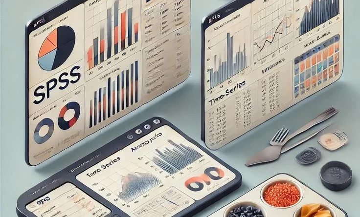 SPSS software data analysis screenshot showing ANOVA and T-Test results